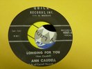 RARE NORTHERN SOUL 45 Ann Caudell LONGING FOR YOU Quick