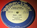 Barry Brown / Ranking Toyan Peace & Love Orig Killer Shaka Tune
