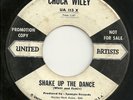 ROCKABILLY 45 - CHUCK WILEY - SHAKE UP THE DANCE - UNITED ARTISTS PROMO