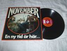 NOVEMBER-en ny tid...'70 SWEDISH SONET LP ORIG. HEAVY PROG.  DEBUT