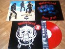 motorhead lp motorhead red vinyl   iron fist  ace of spades
