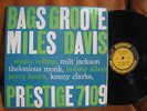 MILES DAVIS 'BAGS GROOVE' PRESTIGE 1ST PRESS 50TH ST RVG JAZZ LP