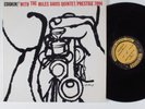 MILES DAVIS QUINTET Cookin' With...PRESTIGE LP