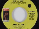 70's Soul 45 MEL & TIM Forever And A Day STAX HEAR
