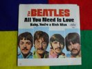 Beatles All You Need Is Love Picture Sleeve N/Mint