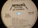 METALLICA-MASTER OF PUPPETS-LP-ELEKTRA PROMO PRESS-EX+ VINYL-INNER-STICKER-WHITE