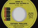 70's Soul Funk 45 ESTHER PHILLIPS Home Is Where The Hatred Is KUDU HEAR NM
