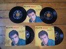 ELVIS PRESLEY 4 SINGLE FRANCE RCA 45 595 /  563 / 566 / 584 JUKEBOX RARE