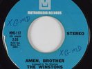Funk Breaks/Crossover Soul 45 WINSTONS Amen, Brother METROMEDIA HEAR