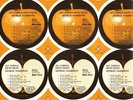 THE BEATLES George Harrison Rare Uncut Sheet All Things Must Pass Record Labels