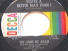 Rare The Sons of Adam 45 Decca 31995 Psych Garage 1966 Rare
