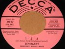 LEN BARRY WLP PROMO DJ COPY 45 