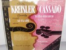 REMINGTON LP R199-128: Michele Auclair, violin / Gaspar Cassado - OOP, 1953, NM