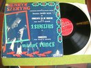 RARE FRENCH lp ODEON SIBELIUS.PONCE violin HENRYK SZERYNG-red label-odx 159
