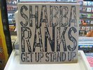 Shabba Ranks Get Up Stand Up vinyl LP VG+ Artist Only 1988