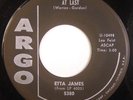 ETTA JAMES At Last - I Just Want To Make Love To You - Argo 45 #5380