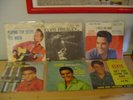 ELVIS PRESLEY 45'S, HOUND DOG, ARE YOU LONESOME, PLAYING FOR KEEPS, + MORE, VG+