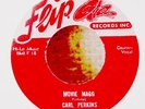 REPRO Rockabilly 45-Carl Perkins-Movie Magg-Flip 501-Sun-VG+++ NICE