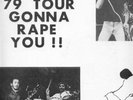 THE WHO - 1979 TOUR GONNA RAPE YOU TOUR  - 3 LP
