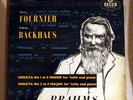 PIERRE FOURNIER - BACKHAUS / BRAHMS sonatas for cello and piano / UK DECCA LXT