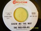 1966 CANADA GARAGE--FREE-FOR-ALL--SHOW ME THE WAY--CHALLENGE 59339, PROMO