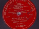 RARE 10” RED G&T – ENRICO CARUSO – GERMANIA