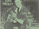 Elvis Presley SINGLE,LOVE ME TENDER,USA,1956,RARES Grünes COVER 