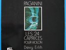 ADES Paganini 24 Caprices Devy Erlih Solo Violin Signed 2lp NM