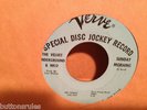 THE VELVET UNDERGROUND & NICO 2ND SINGLE WLP US  DJ  45 WAREHOUSE FIND  M-  ATP
