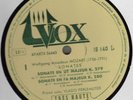 MOZART SONATES VLADO PERLEMUTER PIANO FRENCH VOX IB 140