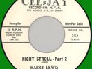 HARRY LEWIS ORCH (Ike Turner?) Night Stroll Parts 1 & 2 Cee-Jay 1960