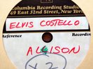 ELVIS COSTELLO Alison/ Miracle Man Live - Original Rare 1977 ACETATE