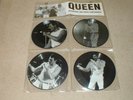 QUEEN INTERVIEWS AND PRESS CONFERENCES, PICTURE DISCS SET.LIMITED