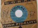 ROCKABILLY 45 JOHNNY BURNETTE MIDNIGHT TRAIN CORAL DJ 9-62190 RARE
