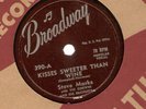 STEVE MARKS Kisses Sweeter Than Wine / Great Balls of Fire 78 BROADWAY