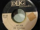 MEL WILLIAMS - i got eyes b/q its you - DIG r&b killer
