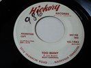 ROCKABILLY 45: Wiley Barkdull - Too Many - Hickory Promo - LISTEN