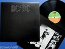 AC/DC LP BACK IN BLACK UK 1ST EMBOSSED SLEEVE + INNER ATLANTIC 1980 SUPERB COPY