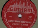 1947 KILLER TEXAS GUITAR BLUES  WRIGHT HOLMES  GOTHAM MINT- HEAR