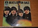 THE BEATLES FOR SALE LP GERMAN ODEON 1ST STEREO EX+/EX+ WHITE GOLD
