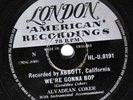  ROCKABILLY QUEEN ALVADEAN COKER 78  WE'RE GONNA BOP LONDON HLU 8191 E+