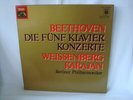 Beethoven - Klavierkonzerte WEISSENBERG / KARAJAN - QUADROPHONIE 4-LP BOX MINT-