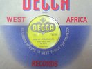 78rpm Highlife roots OTOO LARTE & band accoustic guitar, rhythms+ mixed vocals
