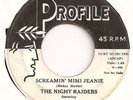 THE NIGHT RAIDERS & MICKEY HAWKS *Screamin’ Mimi Jeanie* 1959 Promo Vinyl 45rpm