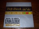 TOP DECK SKA 45's BOX   BACK TO VINYL 8 COLOURED 7