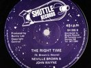 JOHN WAYNE & NEVILLE BROWN - THE RIGHT TIME, listen