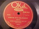 Louis Armstrong - Struttin' With Some Barbecue - Okeh Electric 8566
