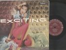 GEORGE CATES AND HIS ORCHESTRA - EXCITING - JAZZ LP - 1950'S CHEESECAKE COVER