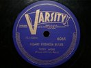Varsity 6065 Buddy Moss as Teddy Moss Rocky Luck Blues Heart Breaker Blues 78  