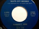 * RAW SILK Summer's Here  CALI BOOGIE FUNK Watts City 45 Hear